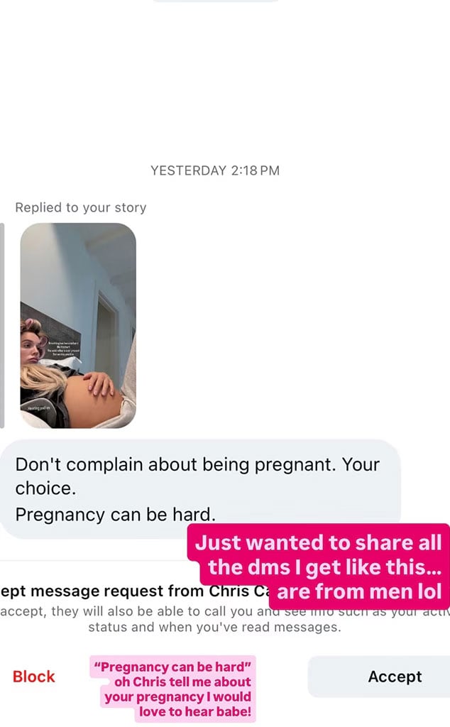 Alex Cooper shares blunt response to pregnancy troll