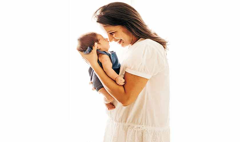 A baby’s first bond