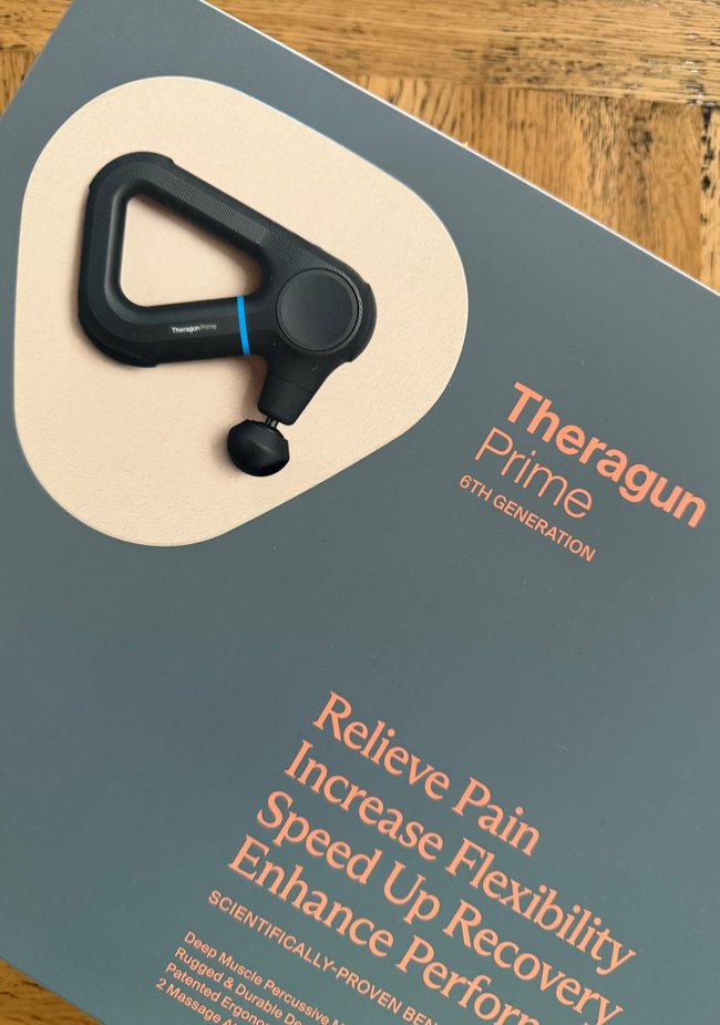 I use the Theragun Prime four or five nights a week.