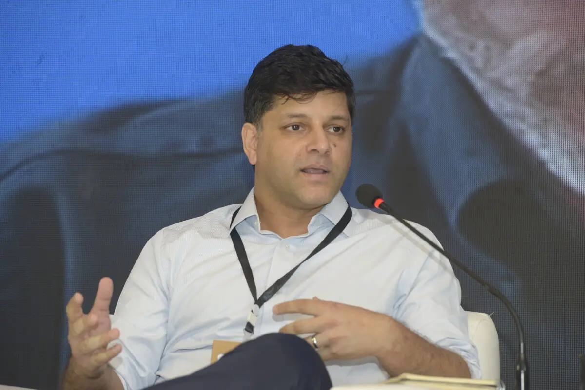 Senior water specialist at the World Bank, Basharat Saeed, addresses the Act for Nutrition conference. — White Star/Muhammad Asim
